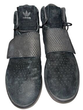 GUC- Men’s- Adidas- Sz 10.5- Black Tubular Invader Hightop Sneaker